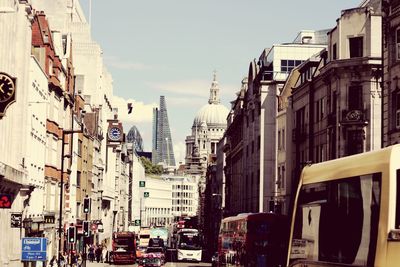 Buildings in city