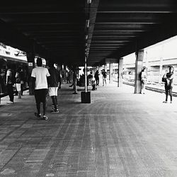 Group of people in subway