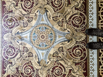 Full frame shot of patterned ceiling