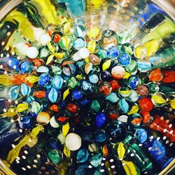 Full frame shot of multi colored glass for sale