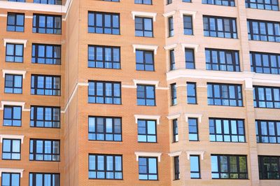 Low angle view of modern building