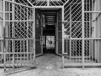 Entrance of abandoned building