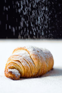 Close-up of bread on table