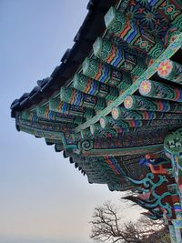 Low angle view of ornate building against sky