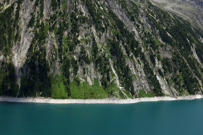 Scenic view of lake against mountain