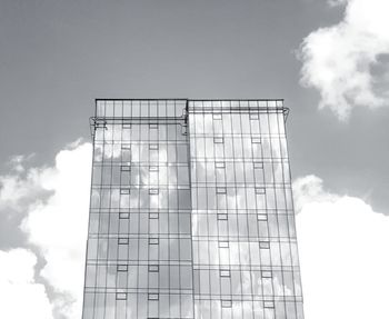 Low angle view of building against sky