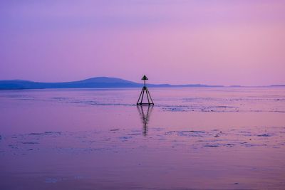 Scenic view of calm sea against sky