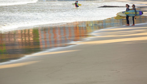 People on beach