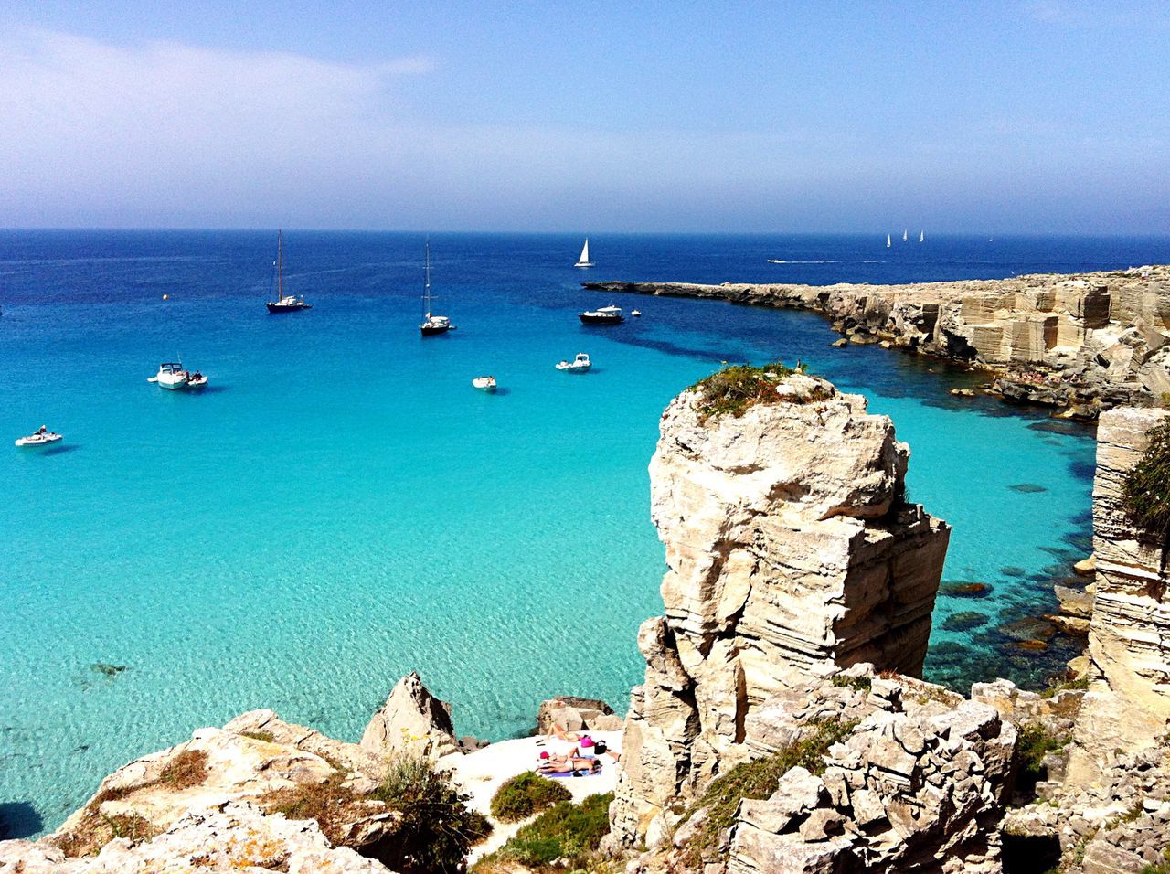 Catamarano Siremar per Favignana