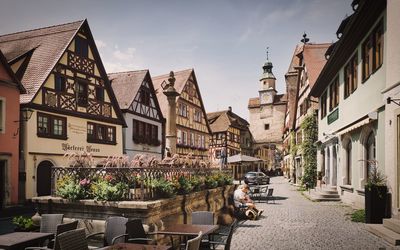 Street in rothenburg ob der tauber