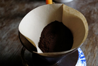 Close-up of drink on table