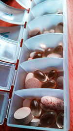 Close-up of ice cream in jar