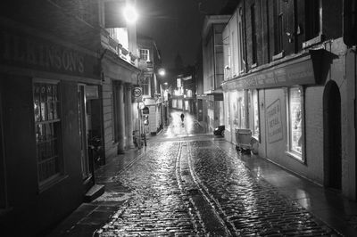 Narrow street in old town