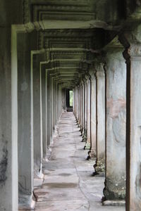 Corridor of historical building