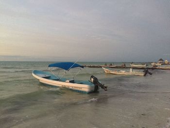 Boat in sea