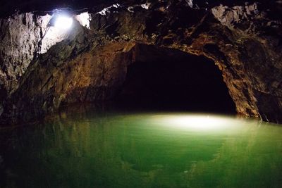 Scenic view of cave