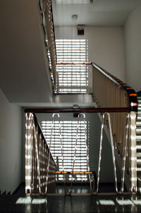 Empty staircase of building