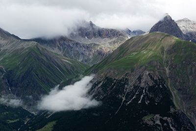 Scenic view of mountains