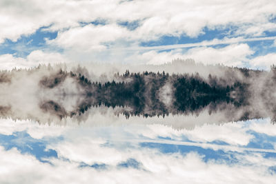 Low angle view of clouds in sky