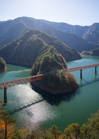 Landscape with iron bridge