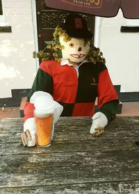 Close-up of woman eating food