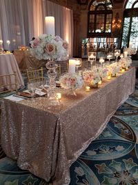 Table and chairs in illuminated room