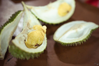 Close-up of fruits on table