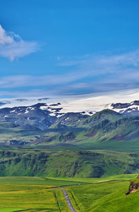 Scenic view of landscape against sky