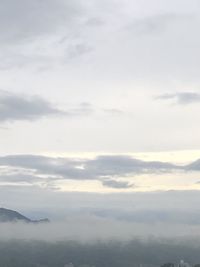 Low angle view of clouds in sky