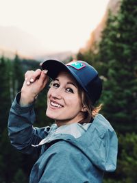 Girl in mountains