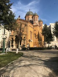 View of historic building against sky