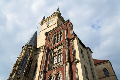 Low angle view of building against sky