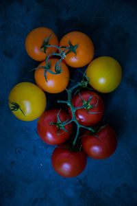 High angle view of tomatoes