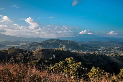 Scenic view of landscape against sky