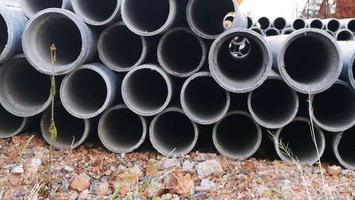 Close up of pipes