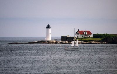 Lighthouse on beach