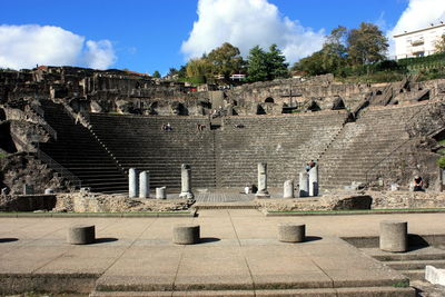 View of amphitheater in lyon