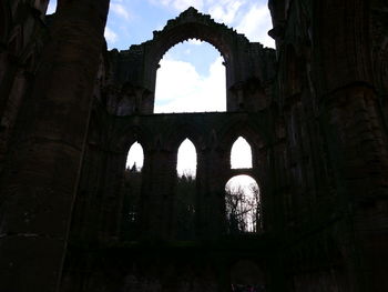 Low angle view of historical building