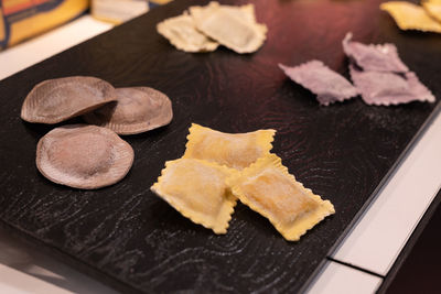 Tortelli- italian raw pasta- food theme.