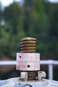 Close-up of rusty metal