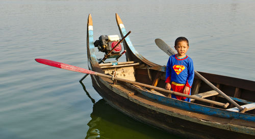 Boat in sea