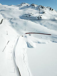 Snow covered landscape