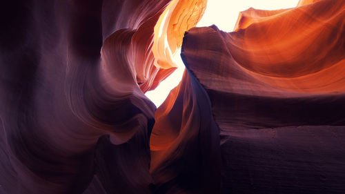 Rock formations in a canyon