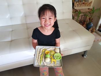 Portrait of smiling boy