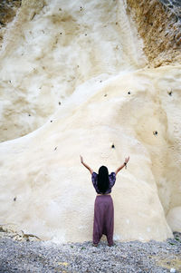 Full length of a man on beach