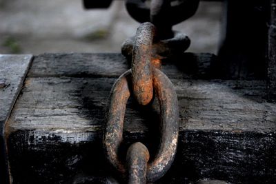 Old weathered chain