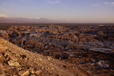 Scenic view of atacama desert