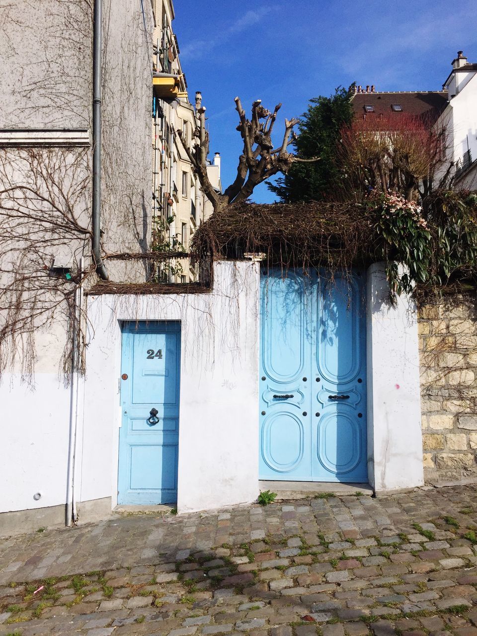 CLOSED DOOR OF HOUSE