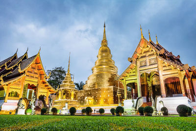 Panoramic view of cathedral against sky