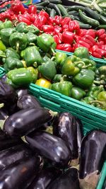 Full frame shot of market stall